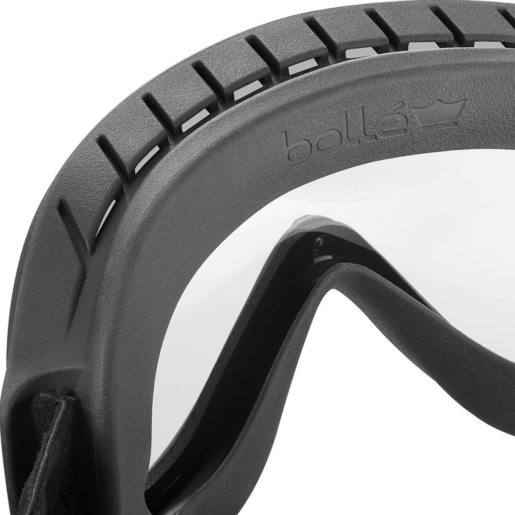 Gafas de protección CHRONOSOFT VENTED negras, estructura ventilada e ignífuga