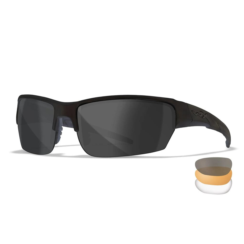 Gafas de tiro WX SAINT juego 3 lentes marco negro