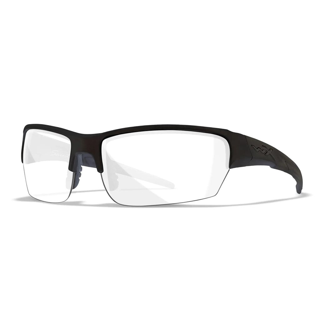 Gafas de tiro WX SAINT con montura negra y juego de 2 lentes