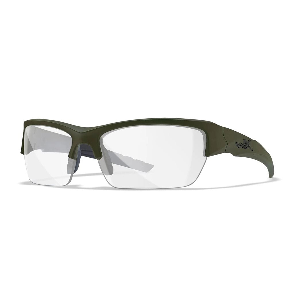 Gafas de tiro WX VALOR con marco verde y set de 3 lentes