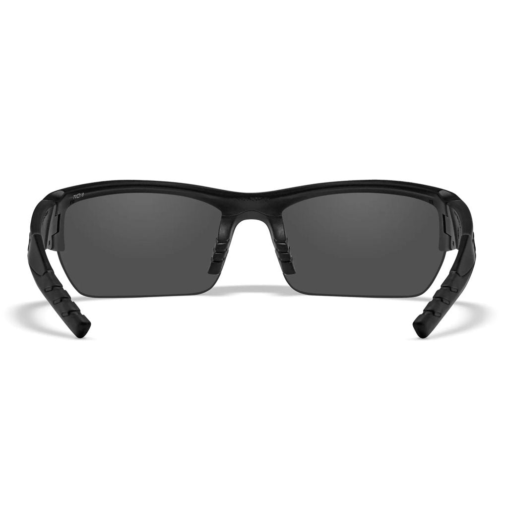 Gafas de tiro WX VALOR montura negra con lentes polarizadas hidrofóbicas