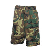 Pantalones cortos infantiles cargo Woodland camuflaje