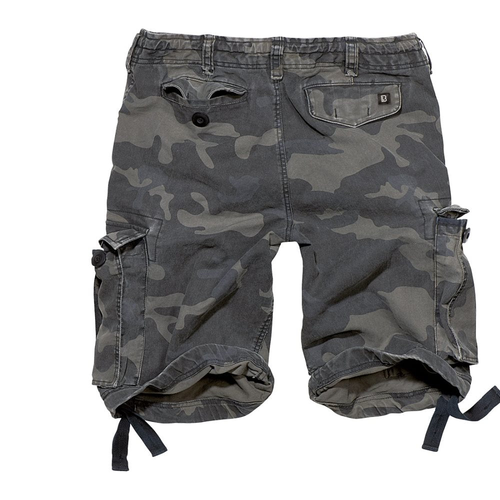 Pantalones cortos Brandit Trooper Vintage tipo cargo vista frontal