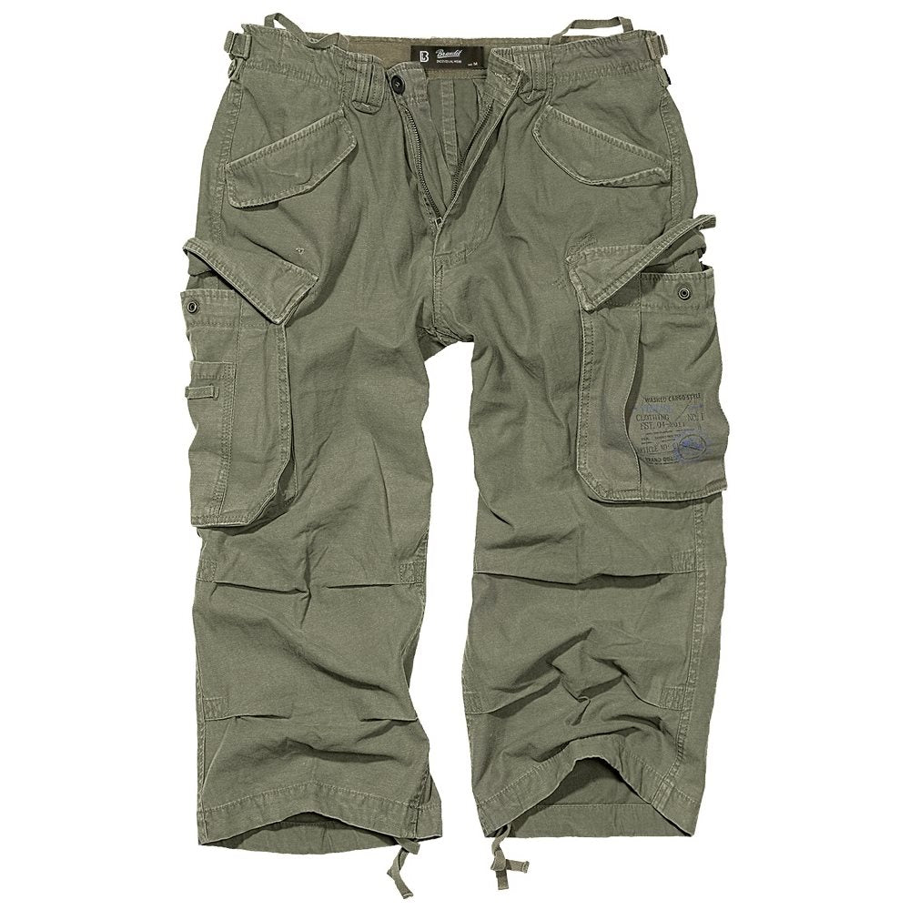 Pantalones 3/4 estilo militar Brandit INDUSTRY Vintage con bolsillos esenciales