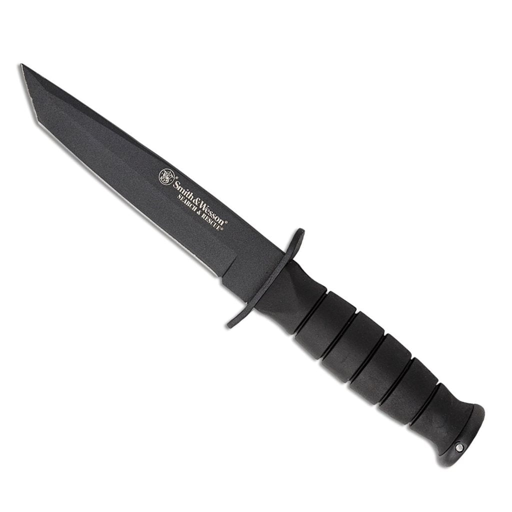 Cuchillo táctico fijo TANTO Search & Rescue Smith Wesson con hoja 7Cr17MoV y funda incluida