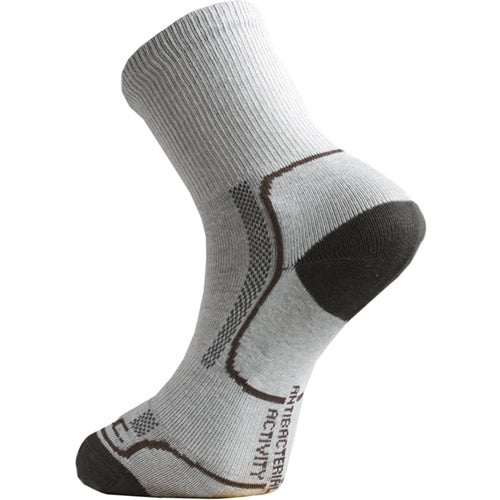 Calcetines BATAC Classic KHAKI versión verano con anillo de puño y acolchado en tobillo y borde exterior del pie