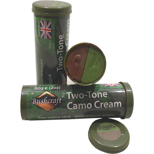 Pintura de camuflaje WESCO marrón y verde 60 g - maquillaje original del Ejército Británico