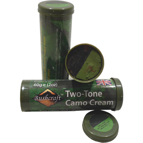 Pintura de camuflaje WESCO negro/verde 60 g con repelente para insectos