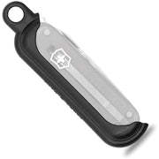 Funda de plástico SwissLinQ para navajas Victorinox Classic y Classic SD, color negro