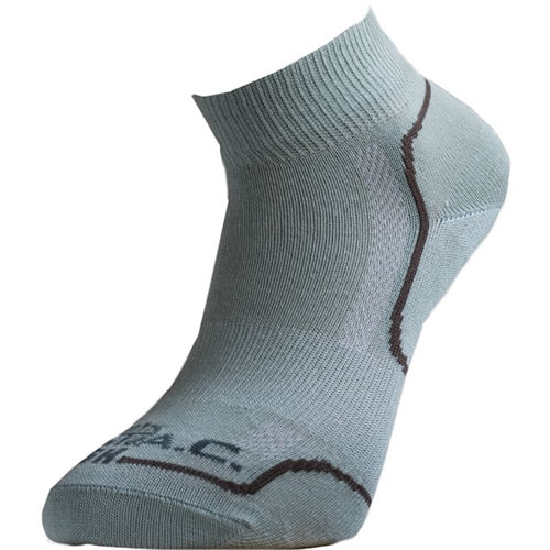Calcetines BATAC Classic Short verde claro con anillo de sujeción y acolchado en tobillo