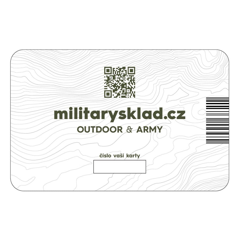 Club Card Military Range — tarjeta promocional que ofrece 10% de descuento permanente en Military Range