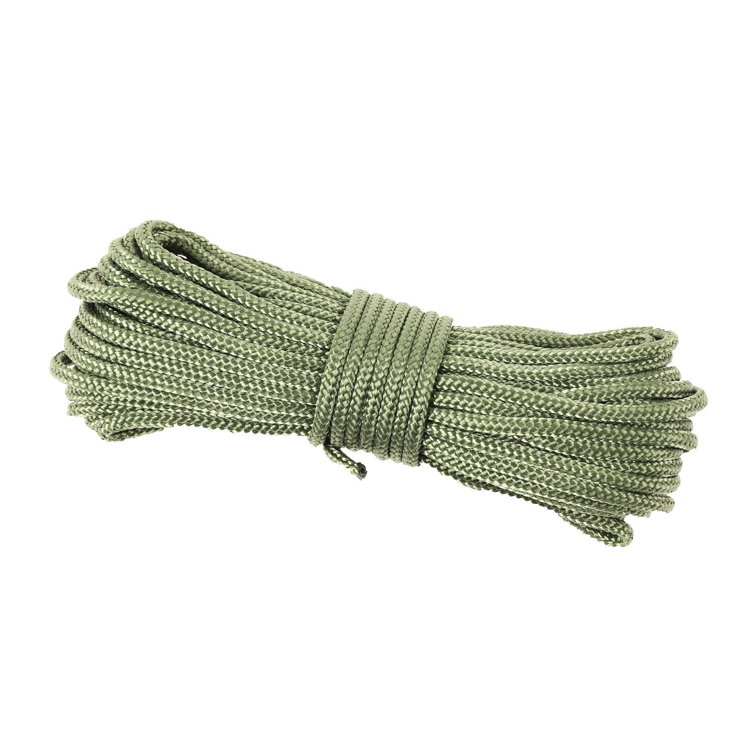 Cuerda paracord verde 15 m, 50 kg, resistente al agua (CM030)
