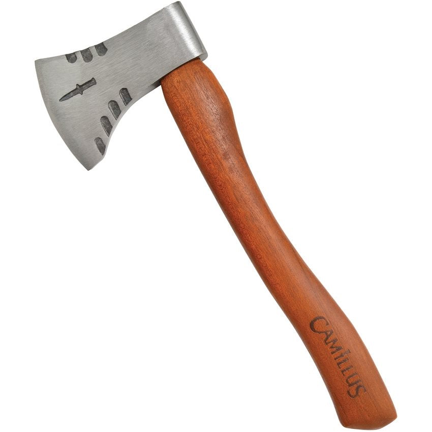Sekera TECA Camillus - hacha con cabeza de acero SRE 1045 y mango de teca