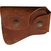 Funda de cuero para hacha TECA de CAMILLUS, resistente, con sujeción para cinturón