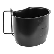 Vaso bebedero CRUSADER negro de acero inoxidable 750 ml