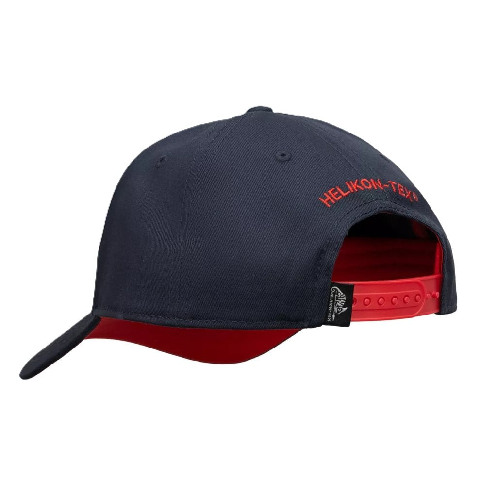 Gorra de béisbol HELIKON H CAP NAVY azul con logo bordado