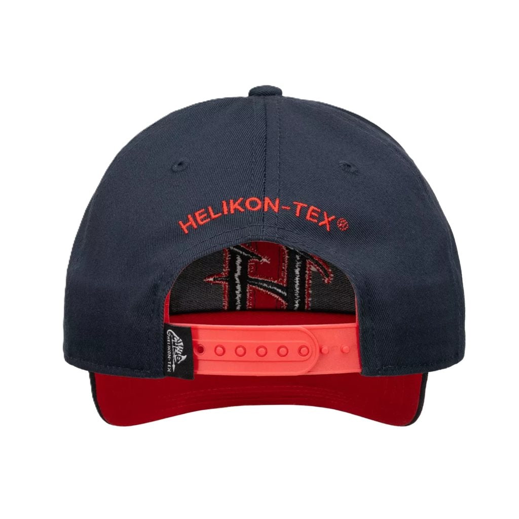 Gorra de béisbol HELIKON H CAP NAVY azul con logo bordado