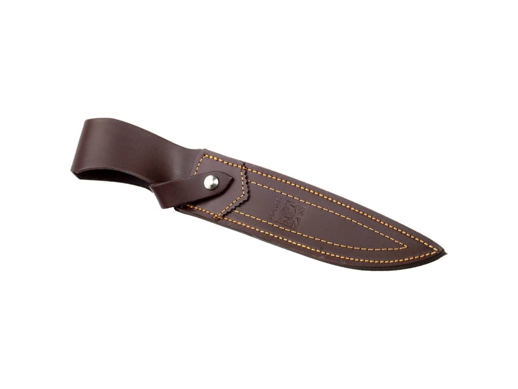 CUCHILLO DE CAZA CON PUÑO DE OLIVO Y HOJA DE 17 CM. CO36 - Espadas y Más