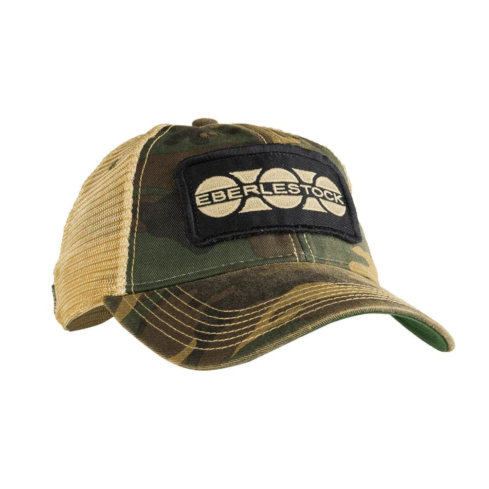 Gorra de béisbol OLD FAVORITE Trucker Woodland en denim con malla trasera