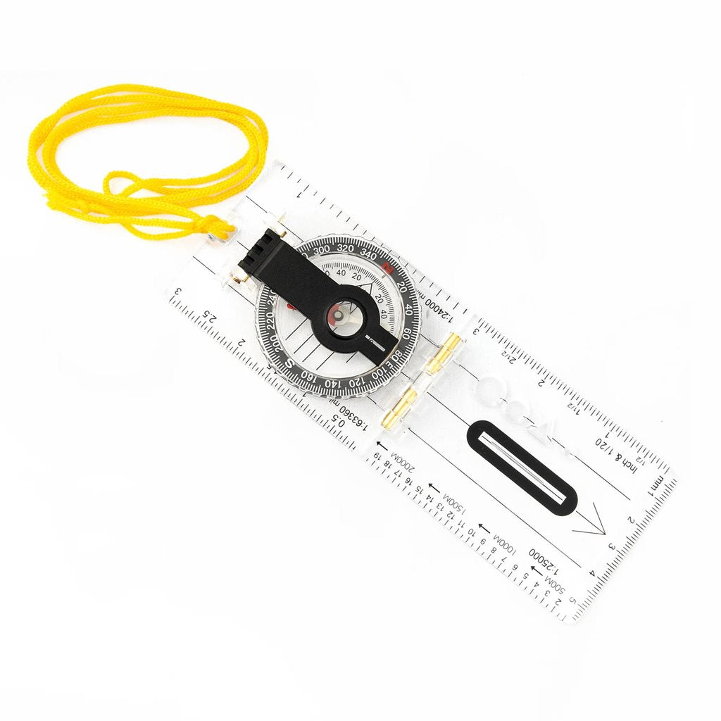 Brújula SCOUT plegable con cordón para el cuello