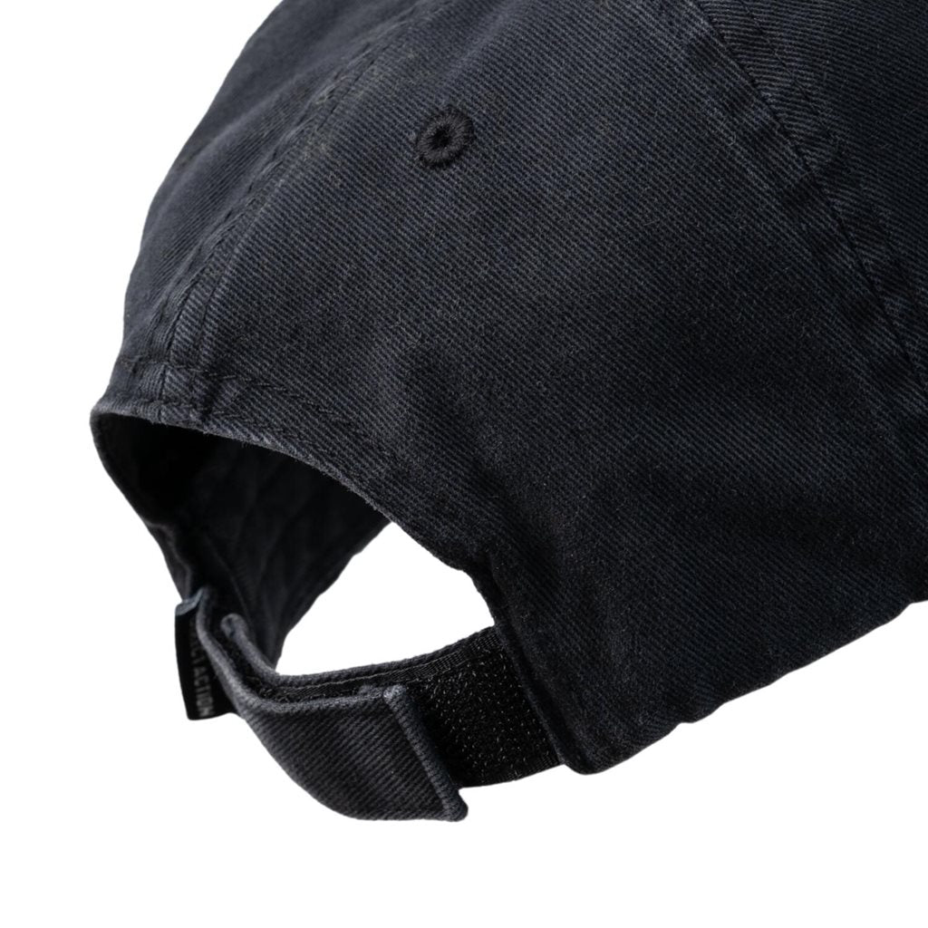 Gorra béisbol SHAKA negra de algodón, talla única, motivo frontal SHAKA