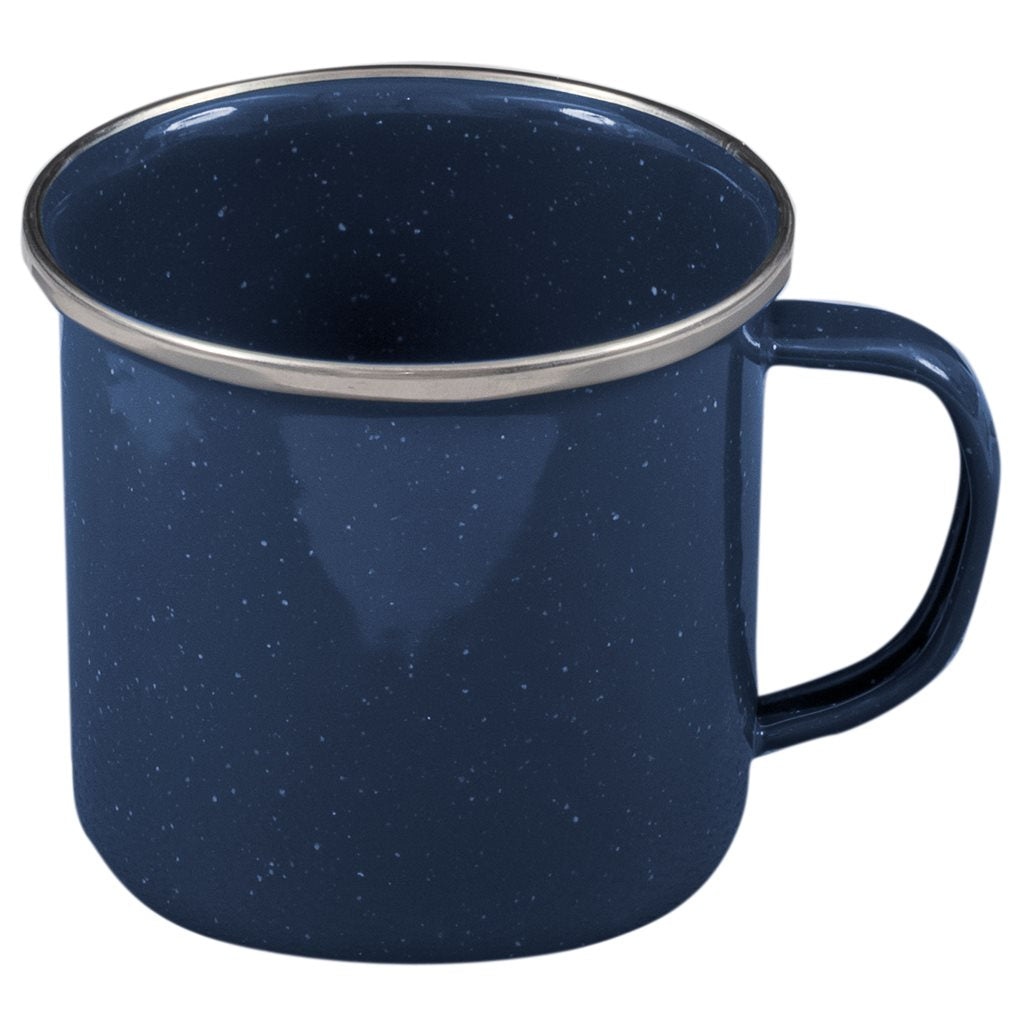 Taza metálica esmaltada verde 350 ml, altura 8 cm, diámetro 8 cm, peso 80 g