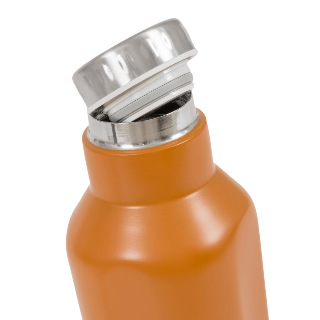Termo ASHTA de acero inoxidable 500 ml, doble pared con tapa roscada y boca ancha