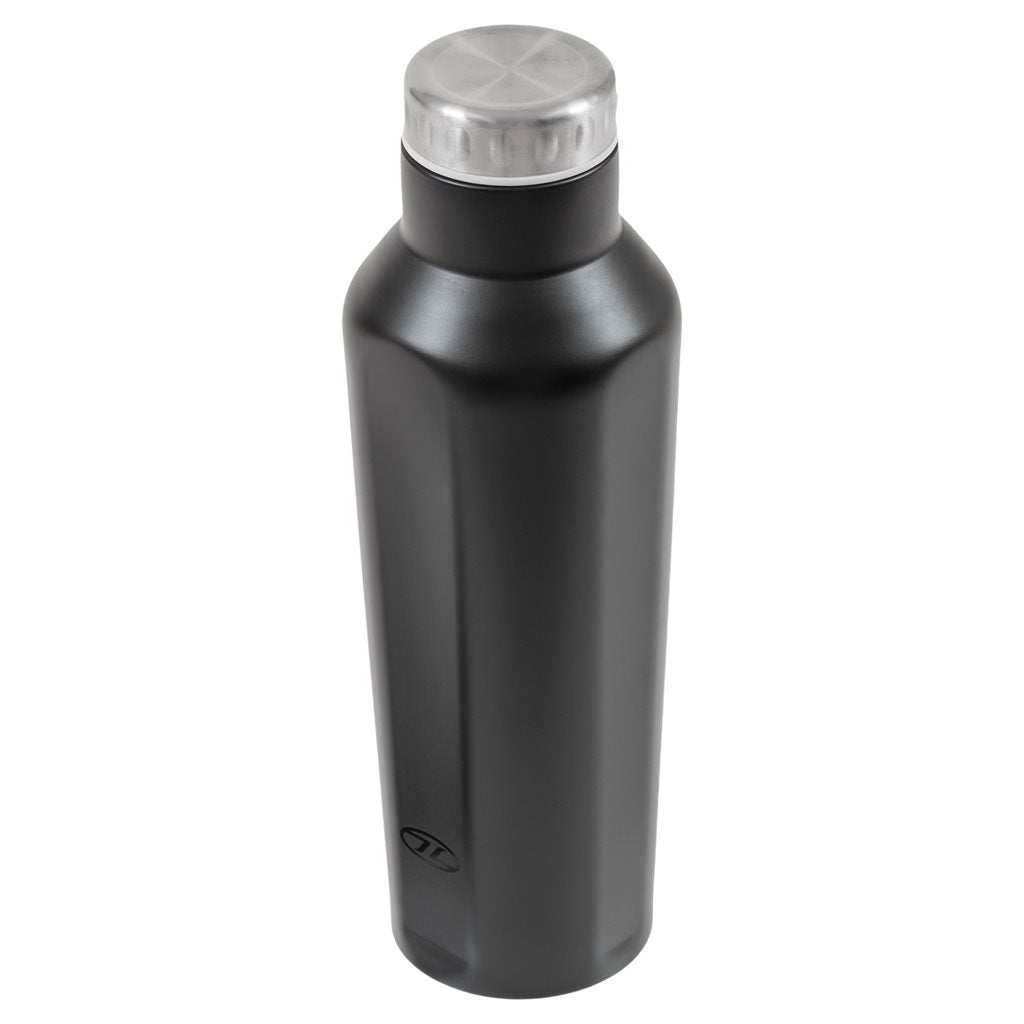 Termo ASHTA de acero inoxidable 500 ml, doble pared con tapa roscada y boca ancha