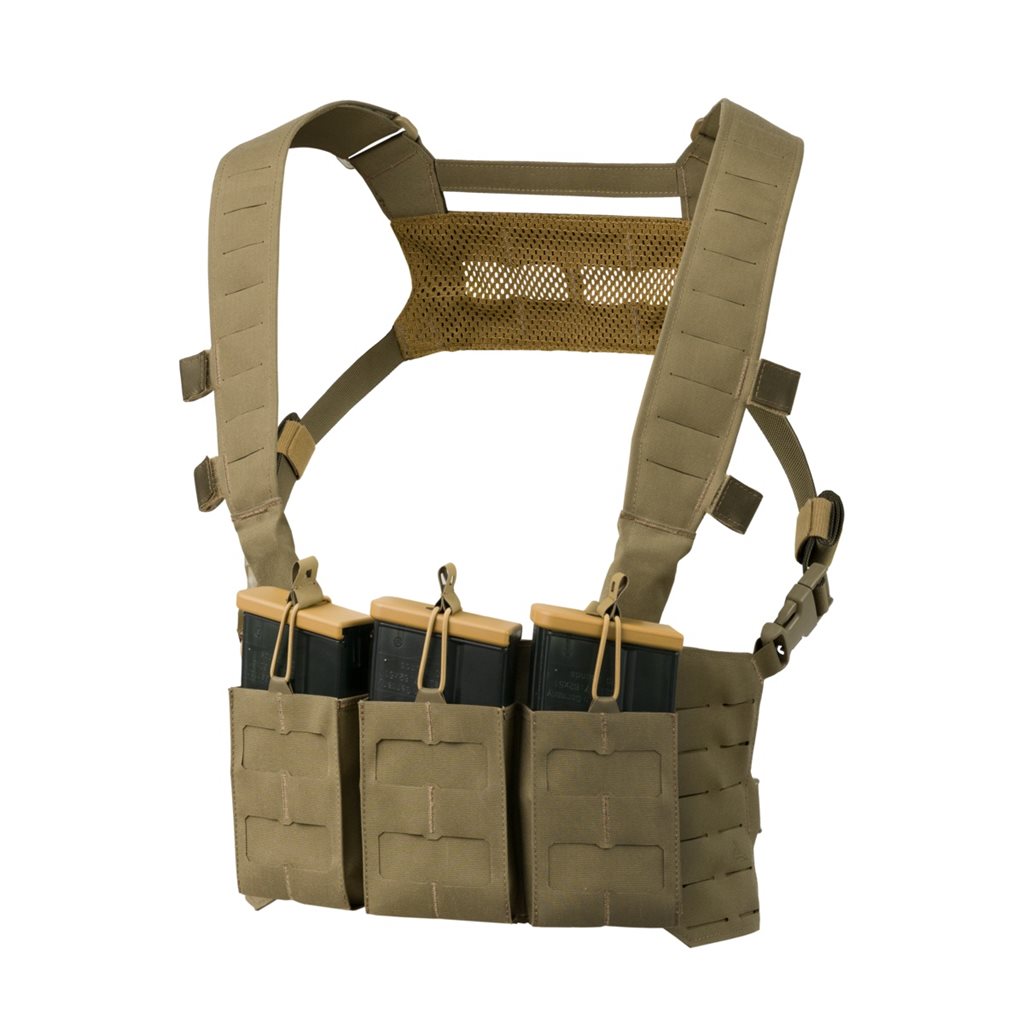 Chest rig CURTISS en Cordura® 500D y nylon 210D con tres bolsillos para cargadores .308 WIN