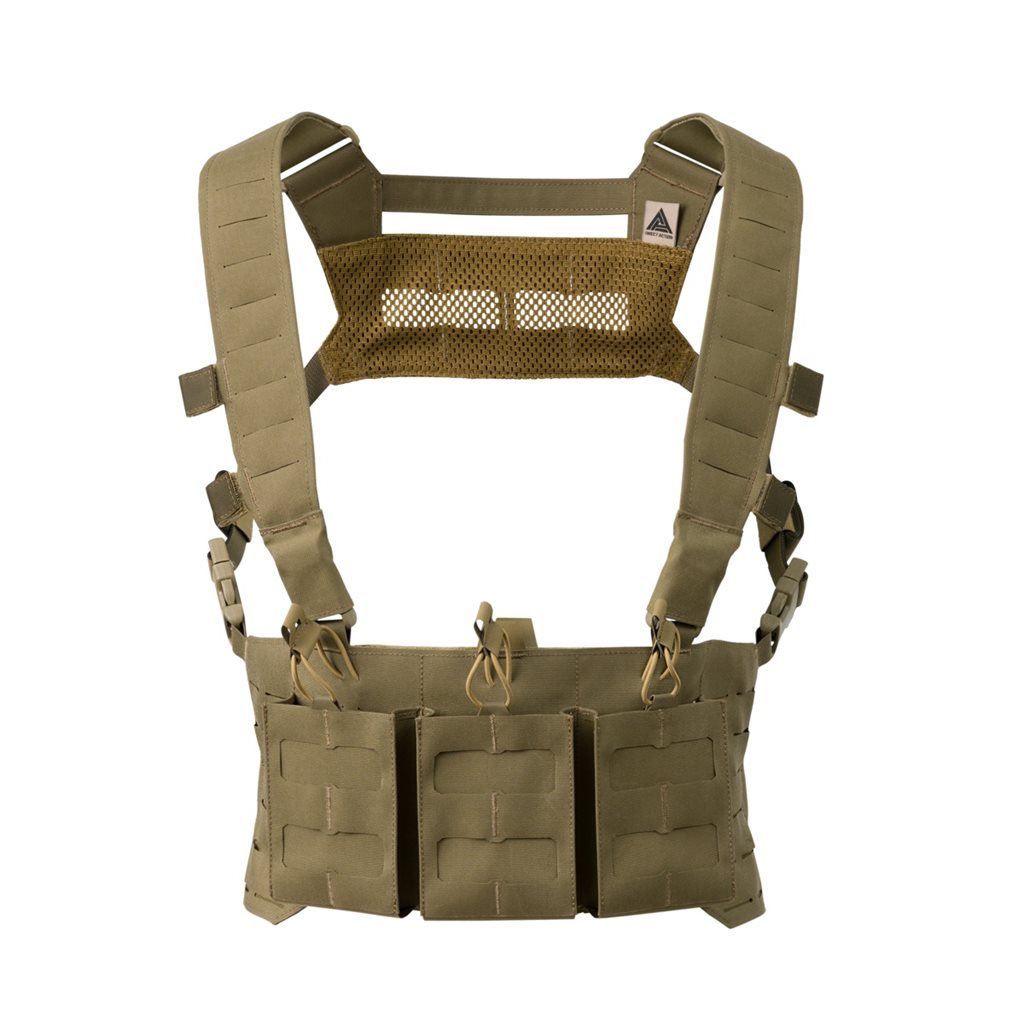 Chest rig CURTISS en Cordura® 500D y nylon 210D con tres bolsillos para cargadores .308 WIN