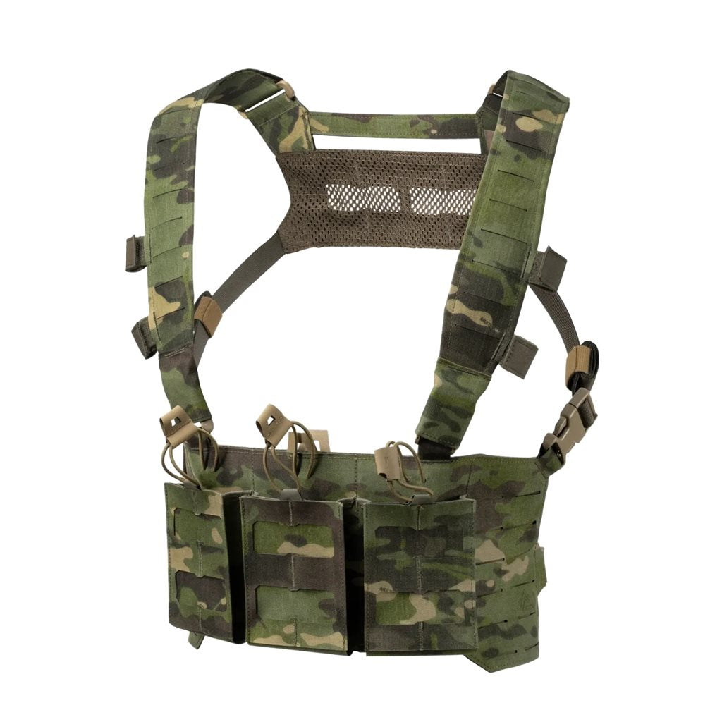 Chest rig CURTISS en Cordura® 500D y nylon 210D con tres bolsillos para cargadores .308 WIN