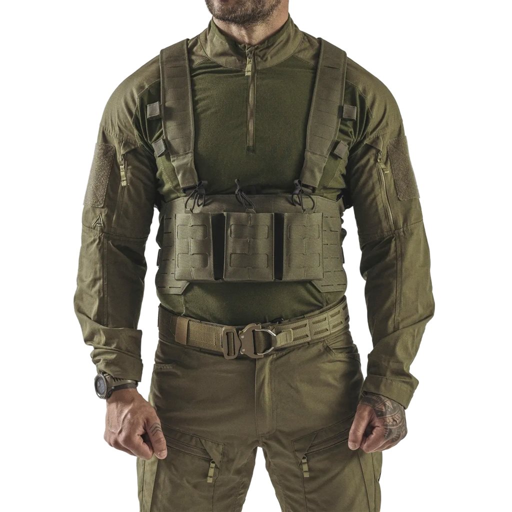 Chest rig CURTISS en Cordura® 500D y nylon 210D con tres bolsillos para cargadores .308 WIN
