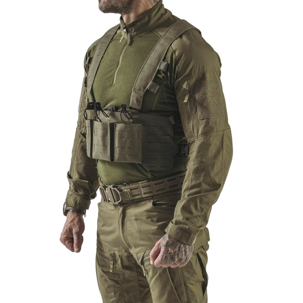 Chest rig CURTISS en Cordura® 500D y nylon 210D con tres bolsillos para cargadores .308 WIN