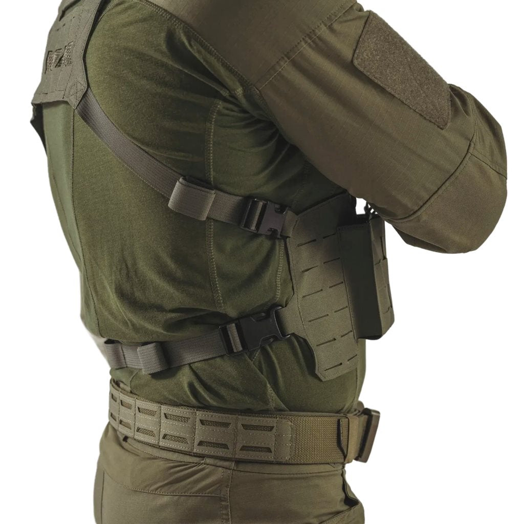 Chest rig CURTISS en Cordura® 500D y nylon 210D con tres bolsillos para cargadores .308 WIN