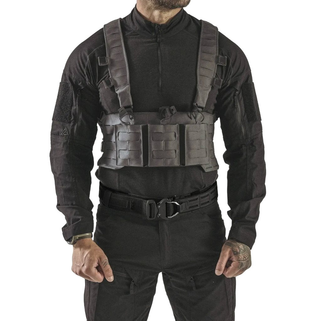 Chest rig CURTISS en Cordura® 500D y nylon 210D con tres bolsillos para cargadores .308 WIN