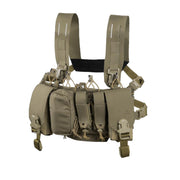 Vesta chest rig THUNDERBOLT® en Cordura 500D con bolsas cosidas para cargadores AR, AK y .308