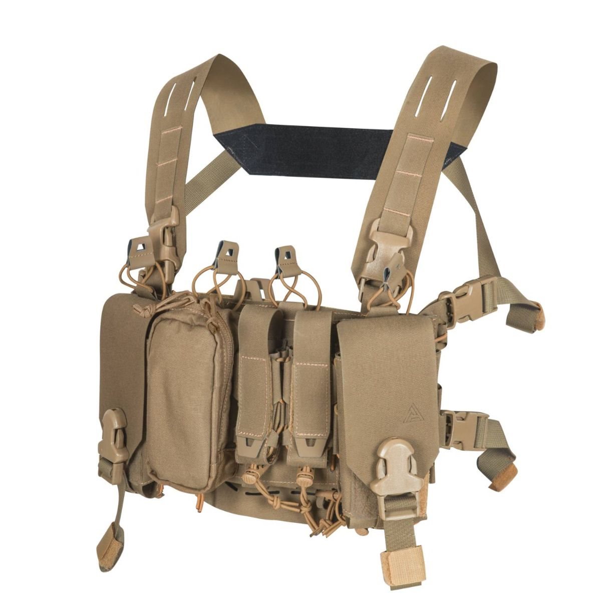 Vesta chest rig THUNDERBOLT® en Cordura 500D con bolsas cosidas para cargadores AR, AK y .308