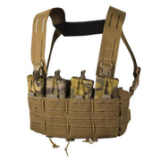 Imagen del chaleco chest rig TIGER MOTH® con bolsillos cosidos y sistema PALS/MOLLE