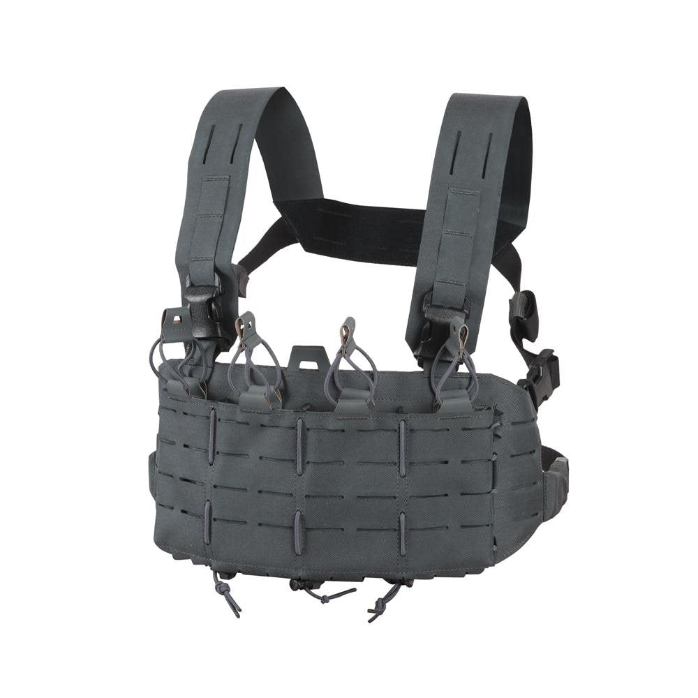 Imagen del chaleco chest rig TIGER MOTH® con bolsillos cosidos y sistema PALS/MOLLE