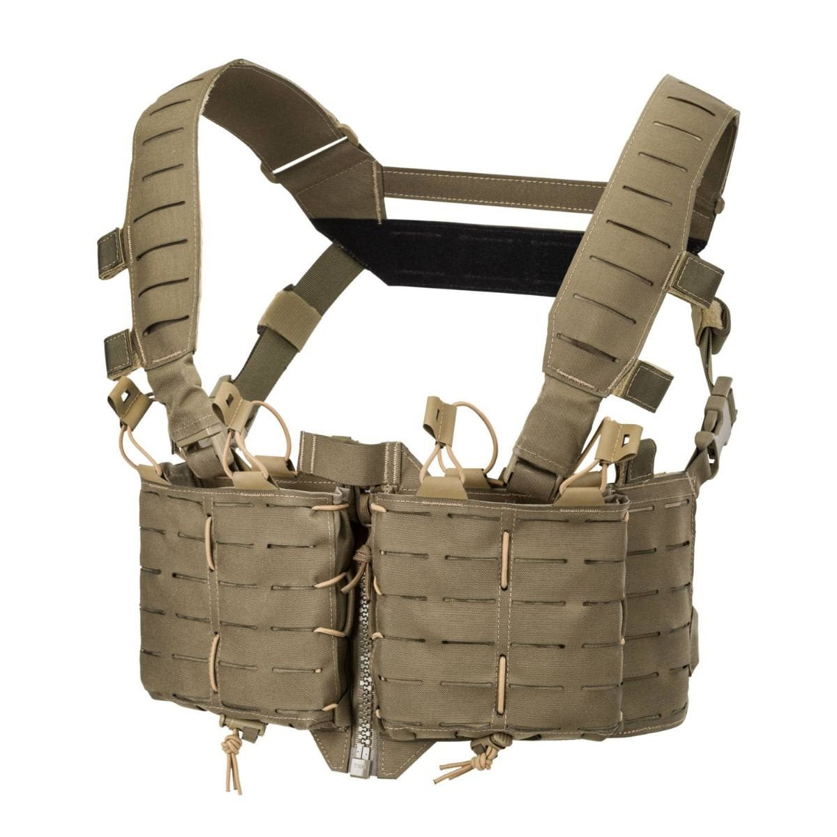 Chest Rig TEMPEST® en Cordura 500D, pechera táctica modular con bolsillos fijos y sistema PALS/MOLLE