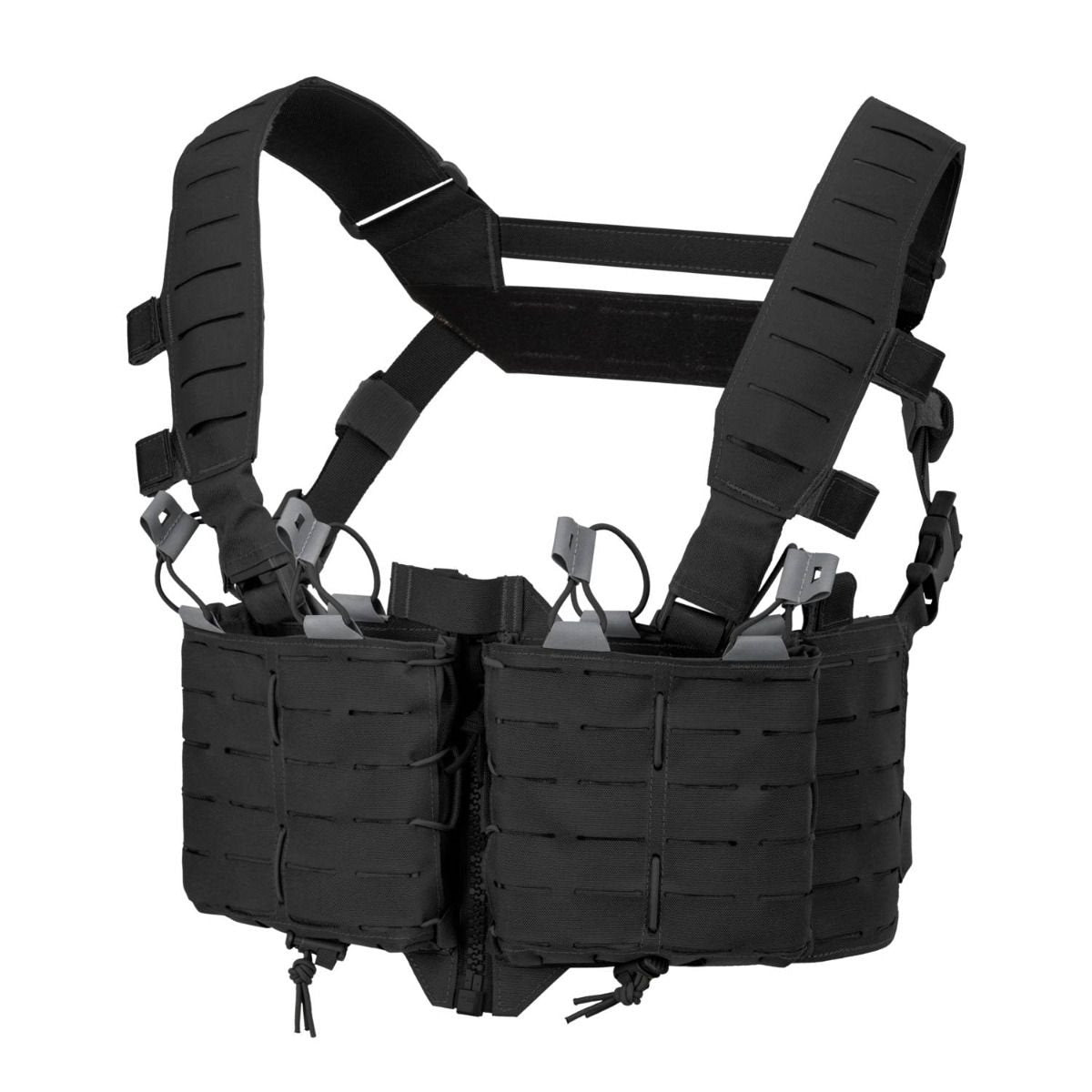 Chest Rig TEMPEST® en Cordura 500D, pechera táctica modular con bolsillos fijos y sistema PALS/MOLLE