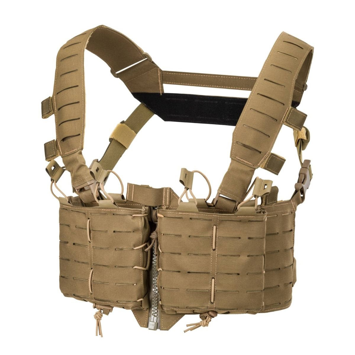 Chest Rig TEMPEST® en Cordura 500D, pechera táctica modular con bolsillos fijos y sistema PALS/MOLLE