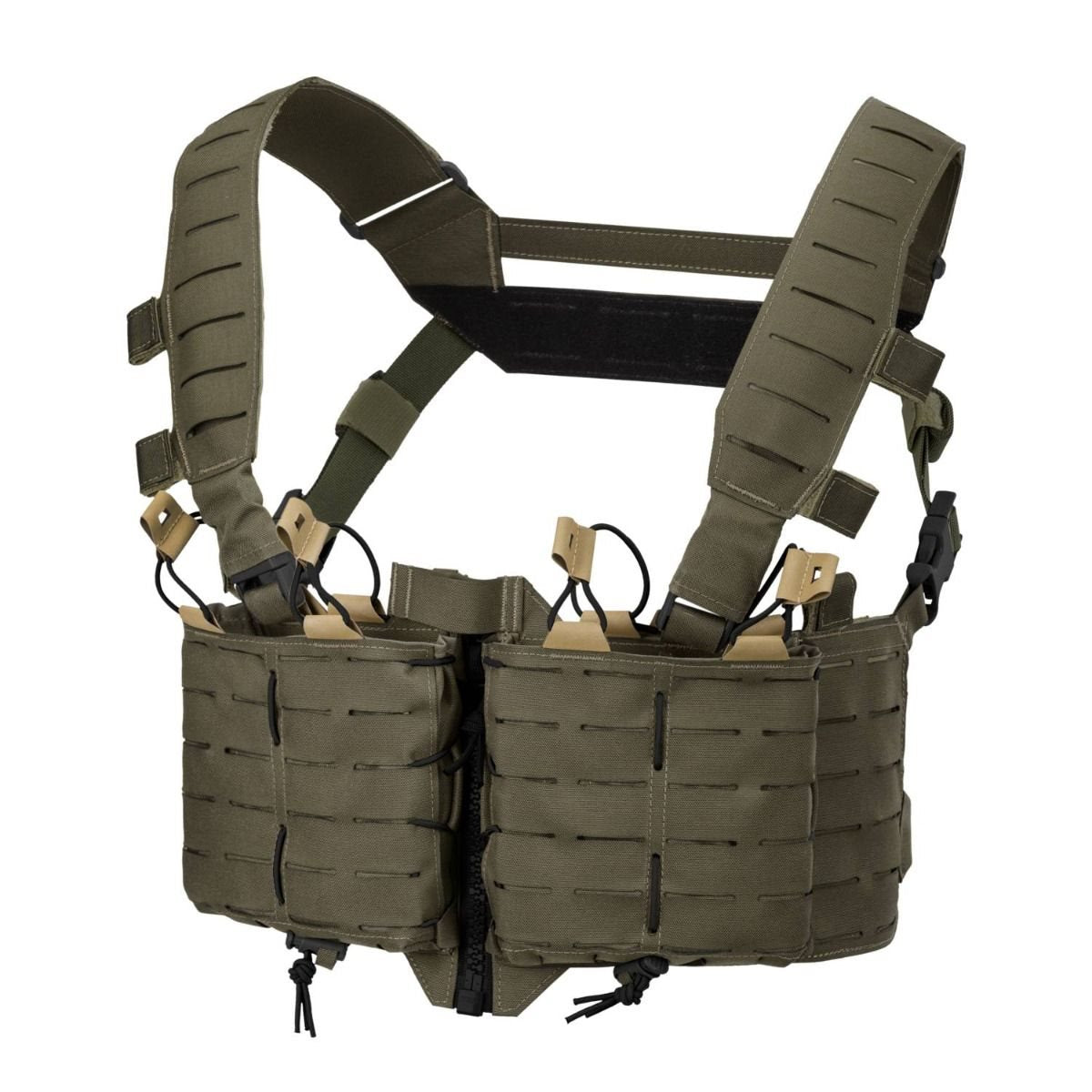 Chest Rig TEMPEST® en Cordura 500D, pechera táctica modular con bolsillos fijos y sistema PALS/MOLLE