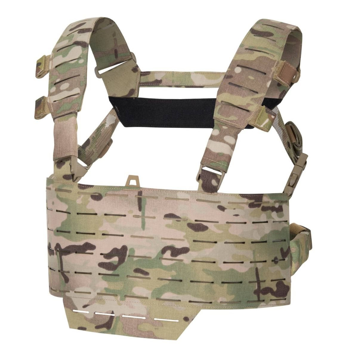 Chest Rig WARWICK SLICK® en nylon laminado, chaleco modular compatible con PALS/MOLLE