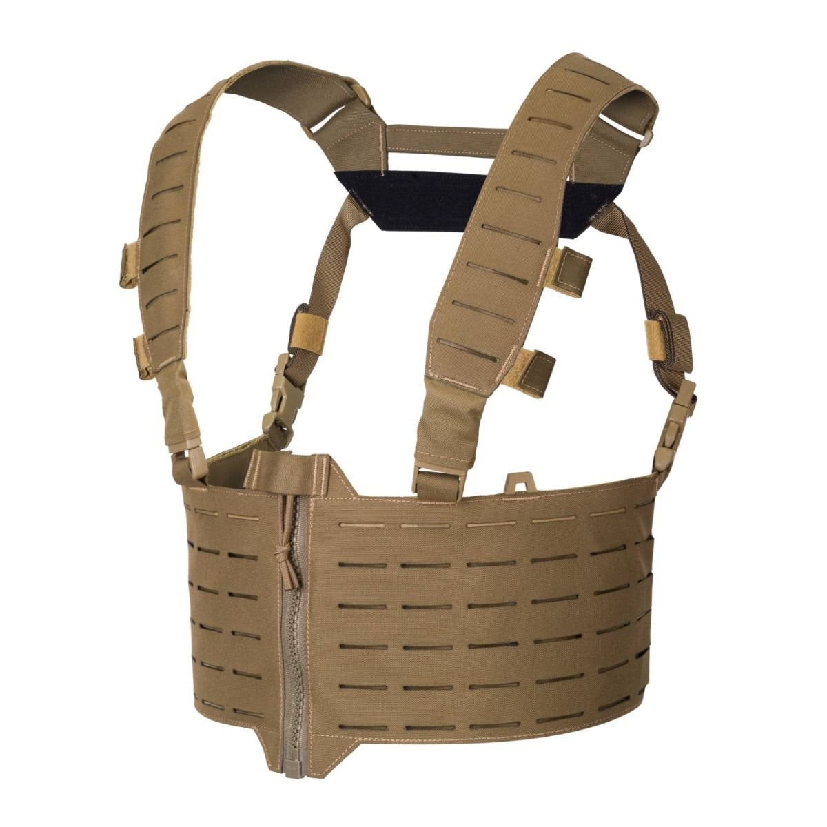 Chest Rig WARWICK ZIP FRONT® chaleco modular con cierre frontal y compatibilidad PALS/MOLLE, nylon laminado resistente