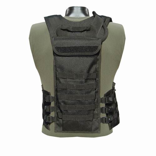 Chaleco táctico MOLLE Chest Set verde Condor con seis portacargadores para M4 y bolsillo trasero para bolsa de hidratación
