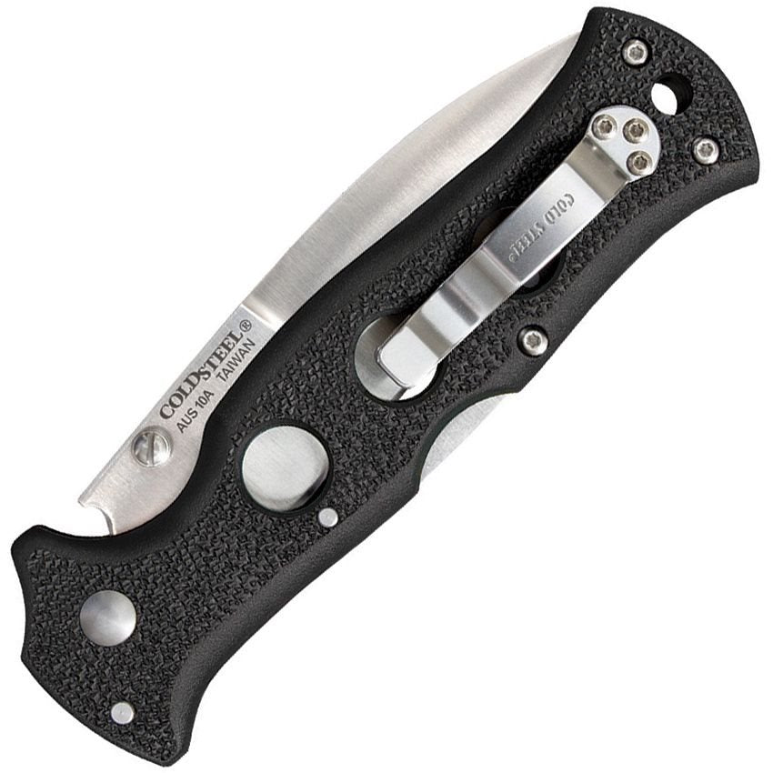 Navaja abatible COUNTER POINT I, filo liso AUS-10A, mango con inserciones de aluminio y cachas Griv-Ex™