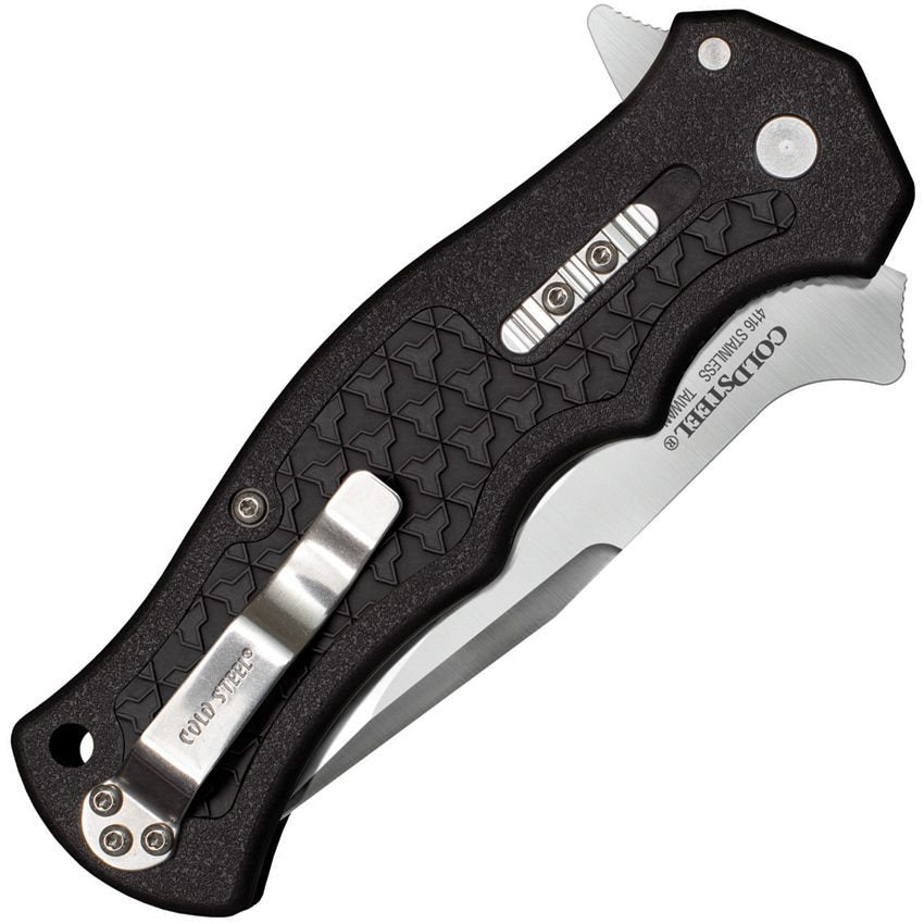 Cuchillo plegable Crawford Model 1 negro, hoja en acero 4116 y mango Zy-Ex