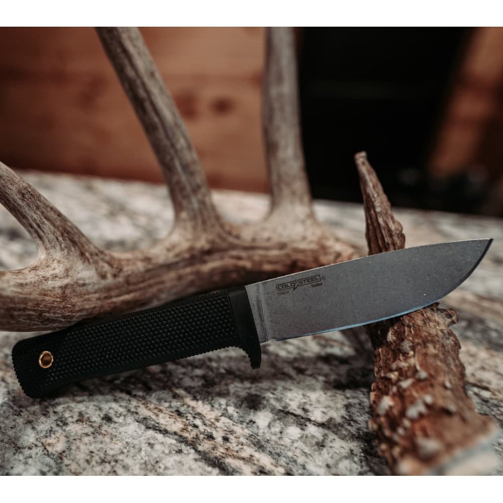 Cuchillo fijo MASTER HUNTER STONEWASH con hoja Drop point en acero CPM3-V