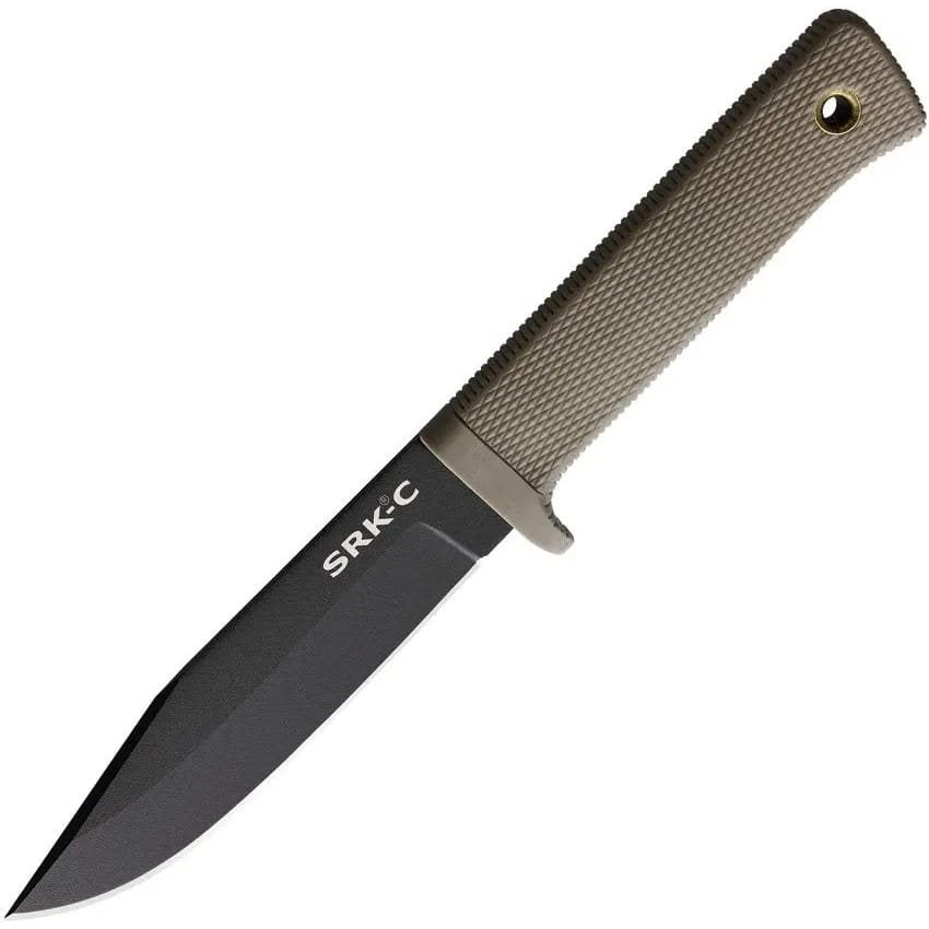 Cuchillo SRK-C DARK EARTH hoja fija 127 mm con funda Secure-Ex®